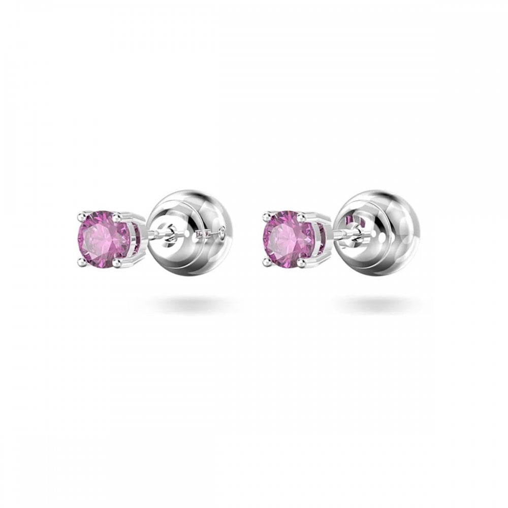 Swarovski Stilla Stud Ergs, RHS/Pink CRY Earrings