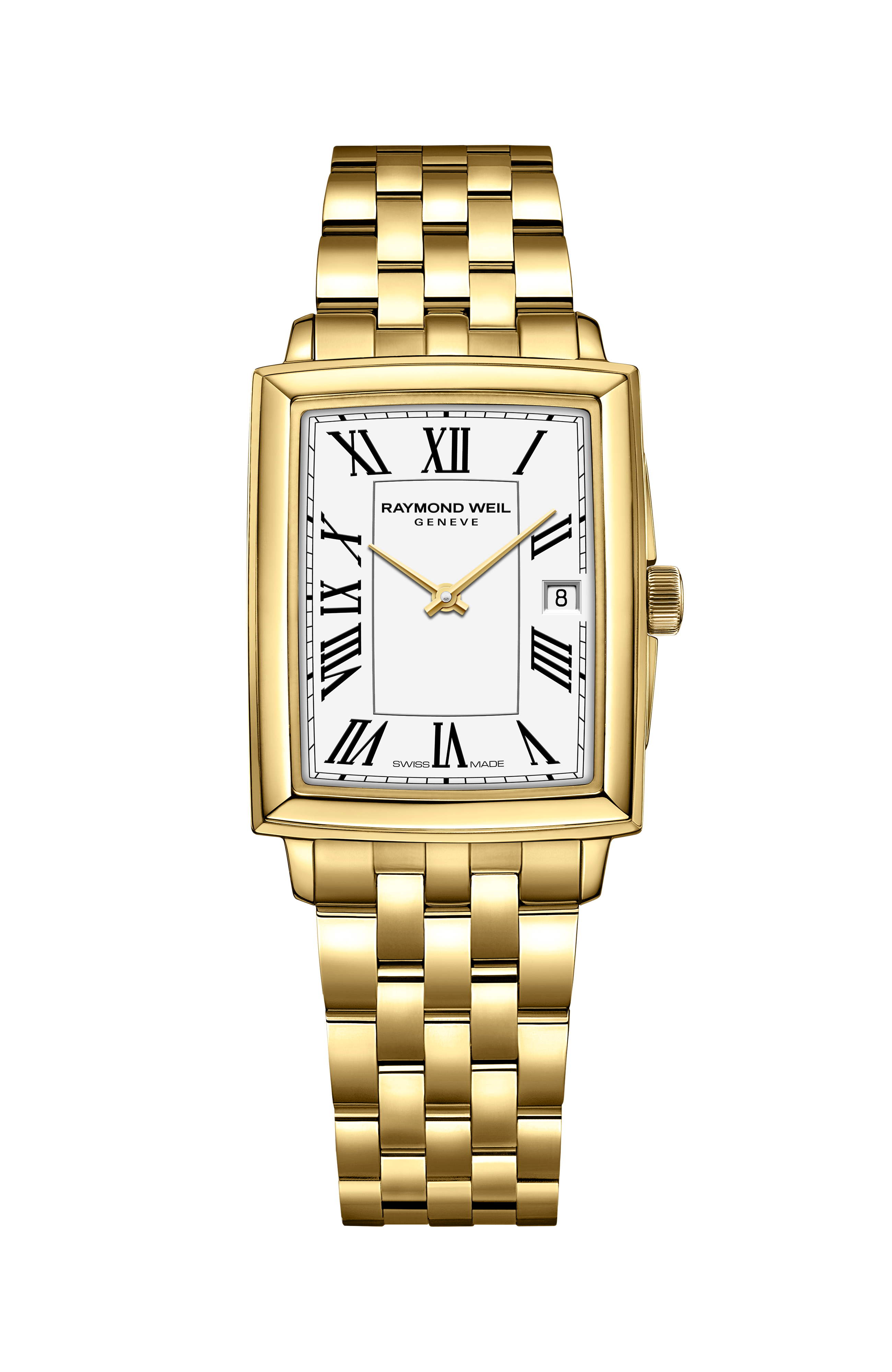 Toccata Quartz 22.6 x 28.1 mm Ladies Watch Gold PVD White Dial