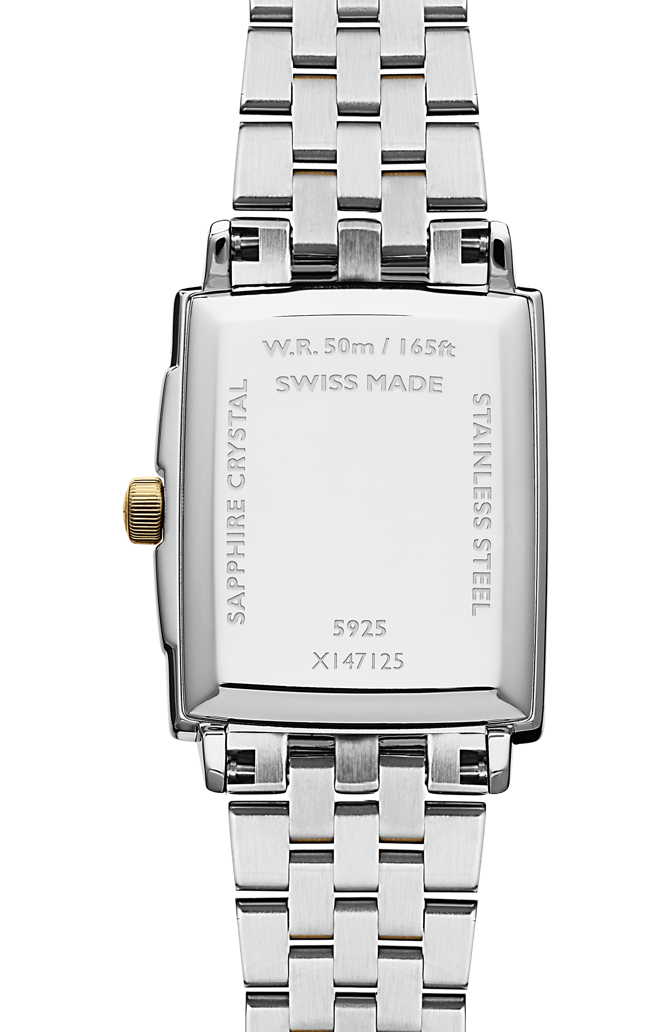Raymond Weil Toccata Ladies Two-Tone Rectangular Watch