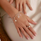 Thomas Sabo Silver Intertwined Hearts Charm