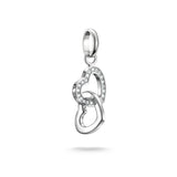 Thomas Sabo Silver Intertwined Hearts Charm