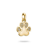 Thomas Sabo Gold-Plated Paw Charm with Zirconia