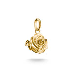 Thomas Sabo Gold-Plated Rose Blossom Charm
