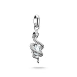 Thomas Sabo Silver Snake Charm with Zirconia