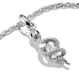 Thomas Sabo Silver Snake Charm with Zirconia