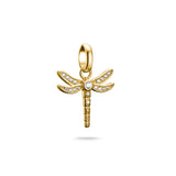 Thomas Sabo Gold-Plated Dragonfly Charm