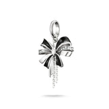 Thomas Sabo Silver Loop Black Charm