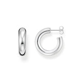 Thomas Sabo Silver Small Chunky Hoop Earrings