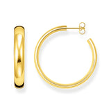 Thomas Sabo Gold-Plated Chunky Hoop Earrings