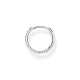 Thomas Sabo Silver Hoop Earring with Zirconia