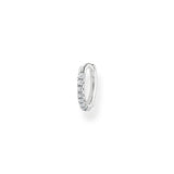 Thomas Sabo Silver Small Hoop Earring with Zirconia