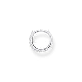 Thomas Sabo Silver Small Hoop Earring with Zirconia