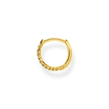 Thomas Sabo Gold-Plated Hoop Earring with Zirconia