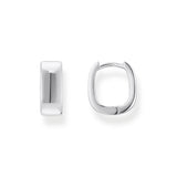Thomas Sabo Silver Square Hoop Earrings