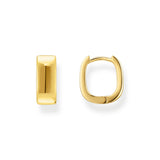 Thomas Sabo Gold-Plated Square Hoop Earrings