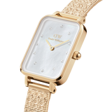 Daniel Wellington Gold Quadro Lumine 20X26mm watch