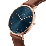 Daniel Wellington Mens Classic St Mawes Arctic Blue 40mm Watch