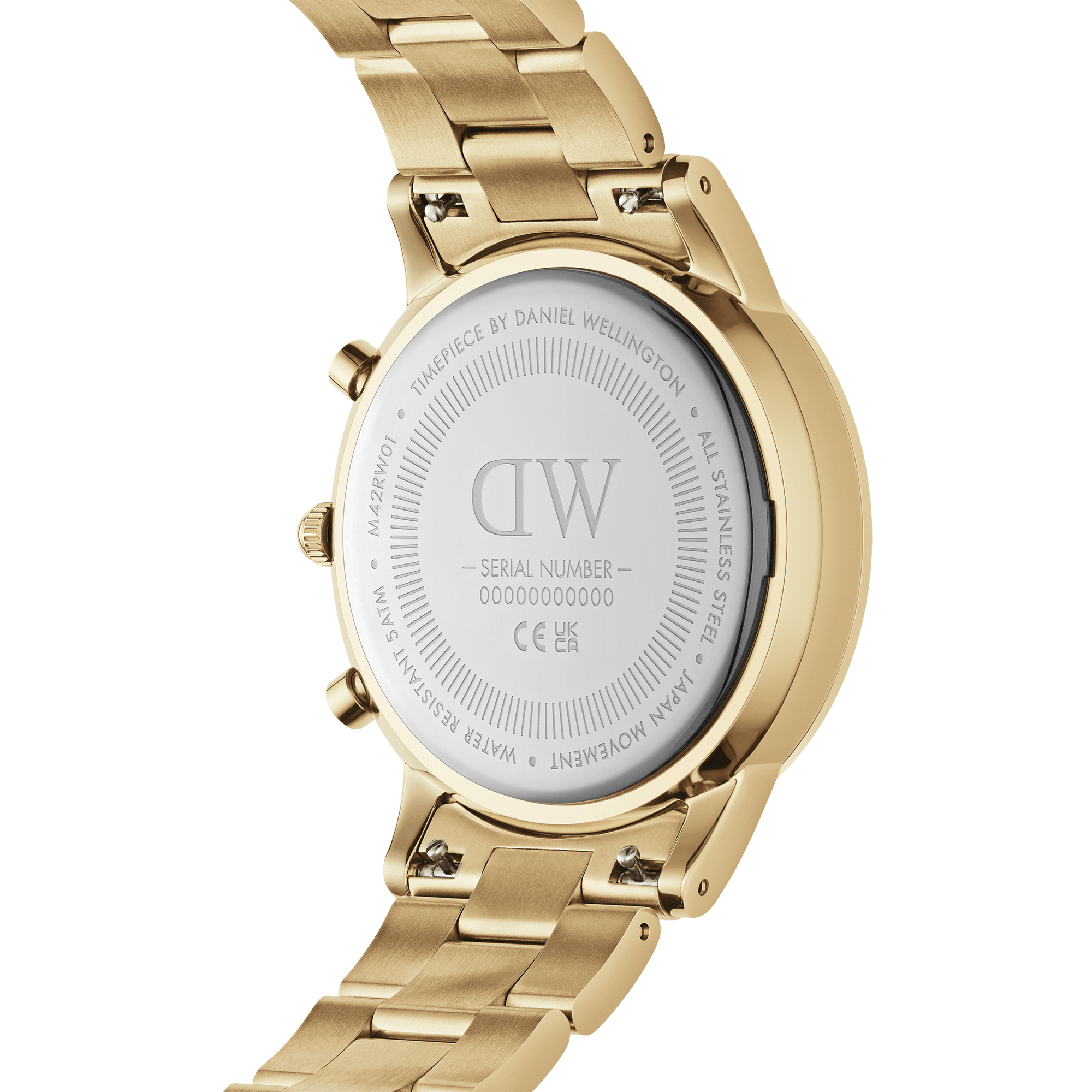 Daniel Wellington Iconic Chronograph Link Onyx Gold