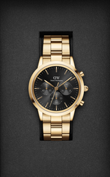 Daniel Wellington Gold Iconic Chronograph 42mm watch