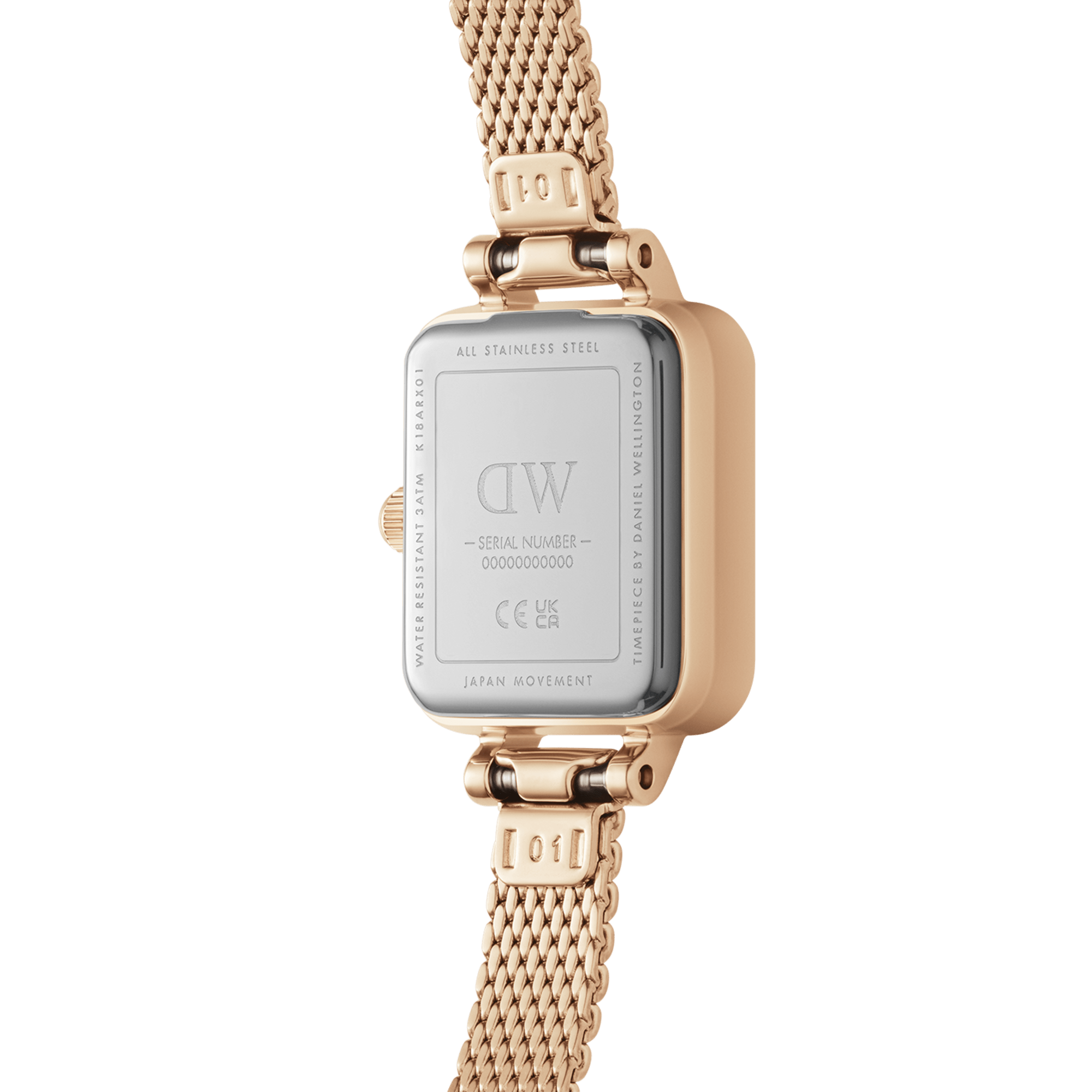 Daniel Wellington Quadro Mini Emerald Rose Gold