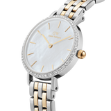 Daniel Wellington Gold and Silver Petite 5-Link Bezel 28mm watch