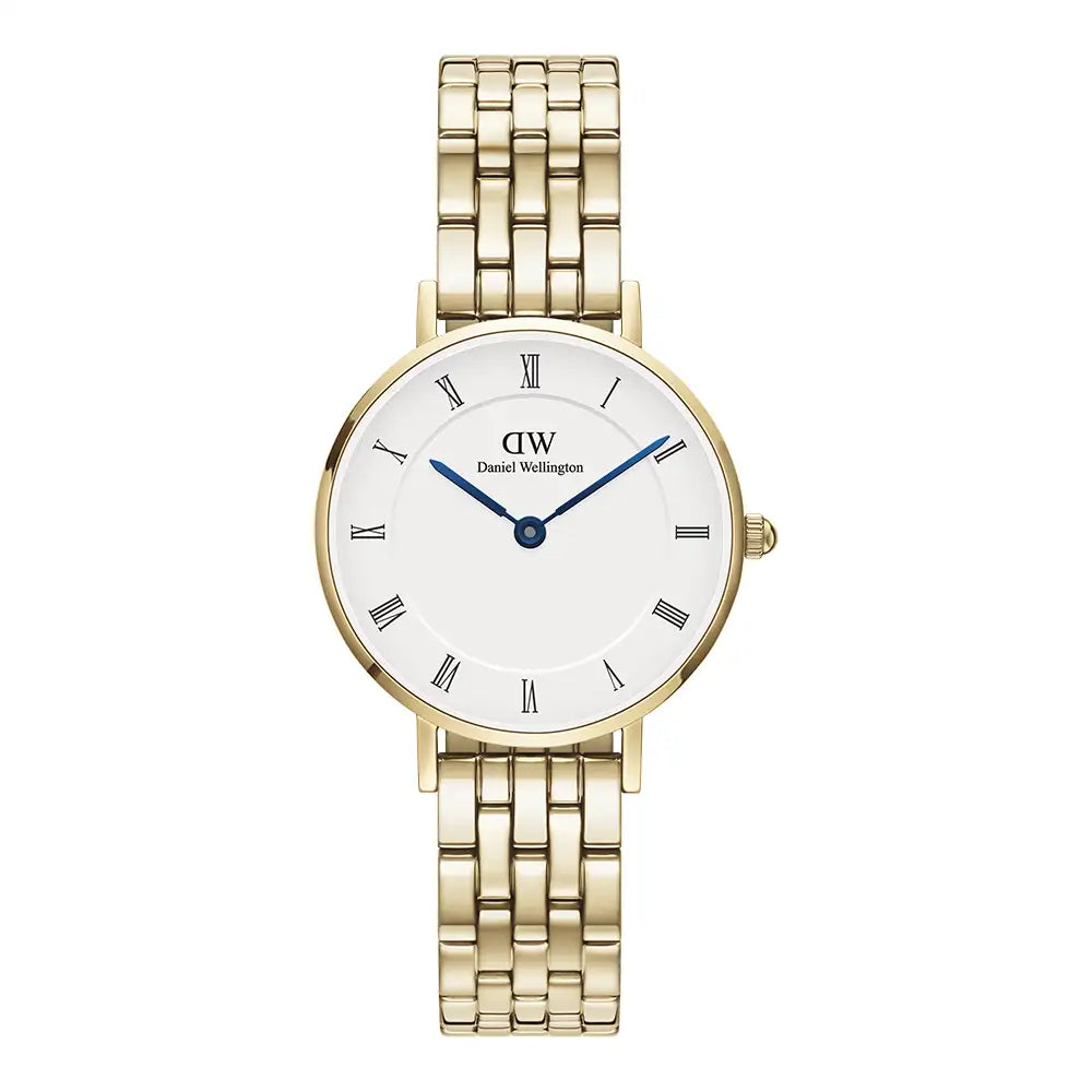 Daniel Wellington Gold Petite Roman Numerals 28mm watch Matthew Stephens