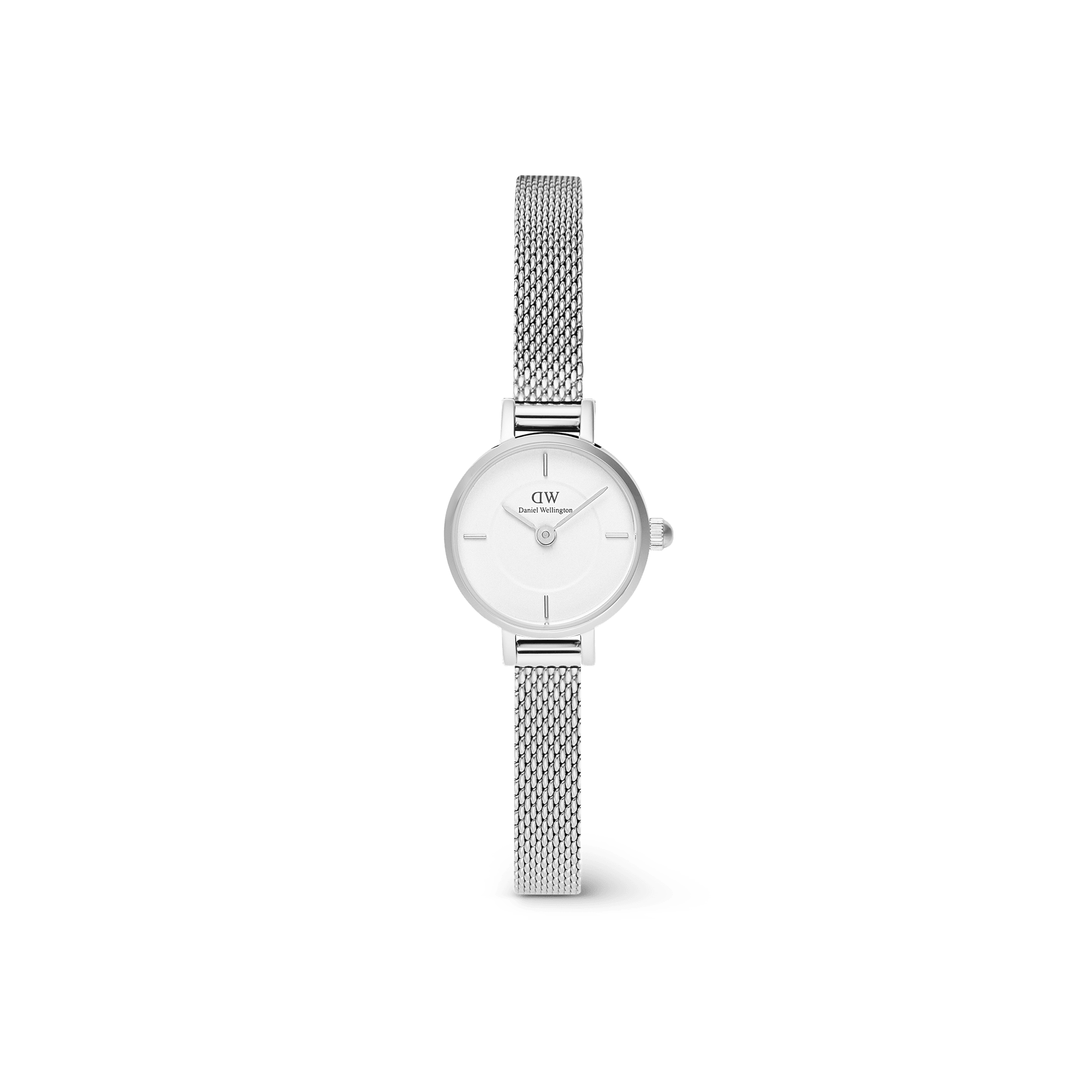 Daniel Wellington Petite Mini Sterling Silver Mesh Watch