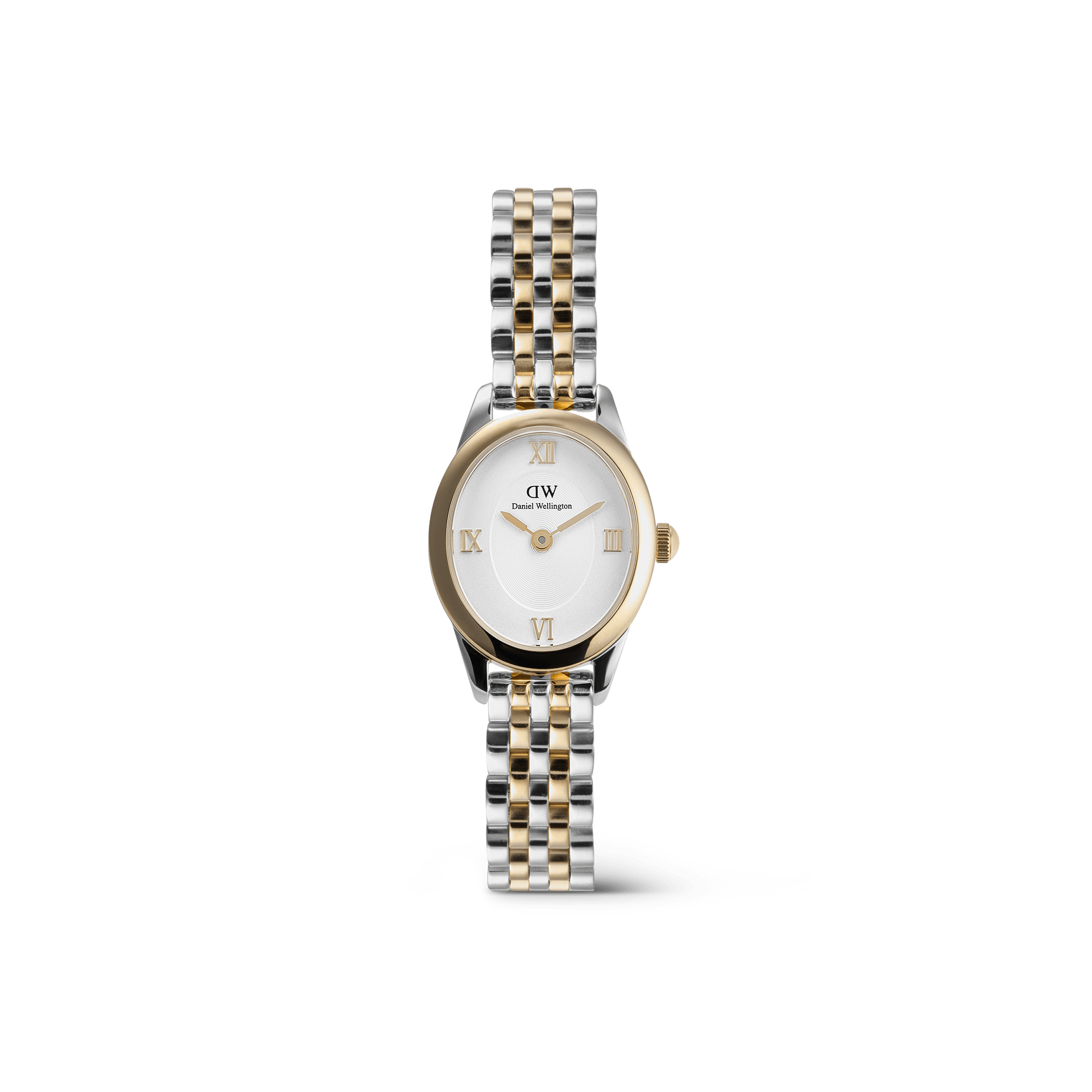 T/T Oval Mini Wht Dial, TT Bclt, 22x25.5mm