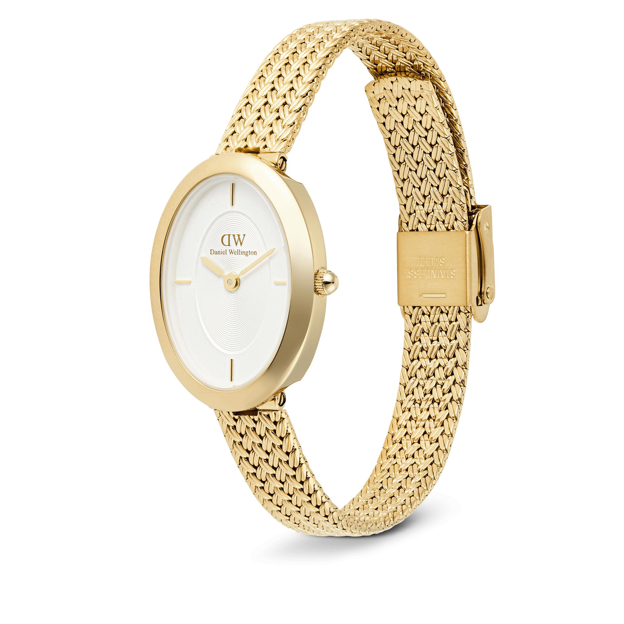 Daniel Wellington Juliette Gold Braided Mesh Watch