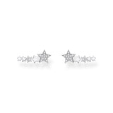 Thomas Sabo Silver Star Ear Climbers with Zirconia
