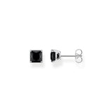 Thomas Sabo Silver Onyx Square Ear Studs