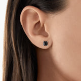 Thomas Sabo Silver Onyx Square Ear Studs