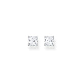 Thomas Sabo Silver Square Zirconia Ear Studs