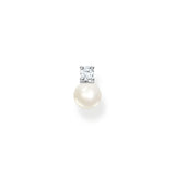 Thomas Sabo Silver Pearl and Zirconia Ear Studs