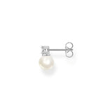 Thomas Sabo Silver Pearl and Zirconia Ear Studs