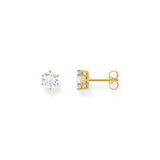 Thomas Sabo Gold-Plated Brilliant-Cut Ear Studs