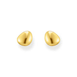 Thomas Sabo Gold-Plated Flat Organic Ear Studs