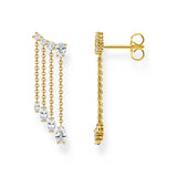 Thomas Sabo Gold-Plated Waterfall Earrings with Zirconia