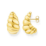 Thomas Sabo Gold-Plated Twisted Ear Studs