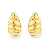 Thomas Sabo Gold-Plated Twisted Ear Studs