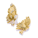 Thomas Sabo Gold-Plated Butterfly Paradise Ear Studs