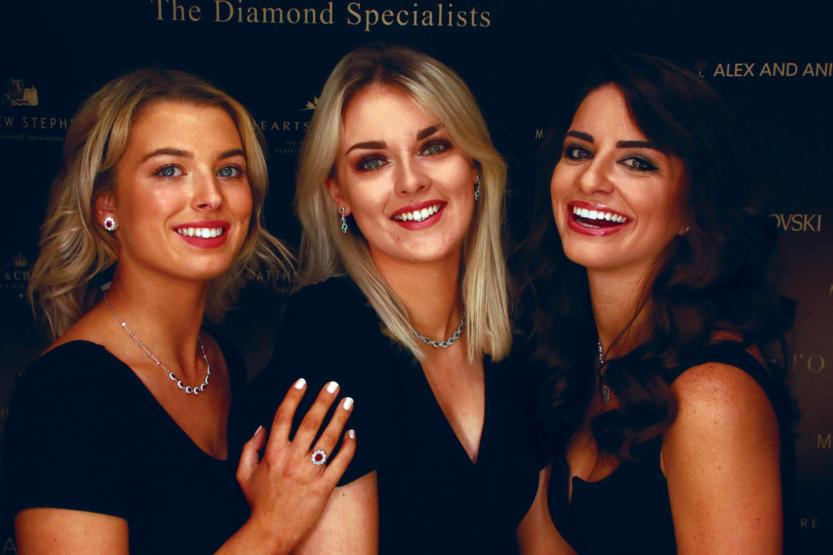Models wearing jewellery