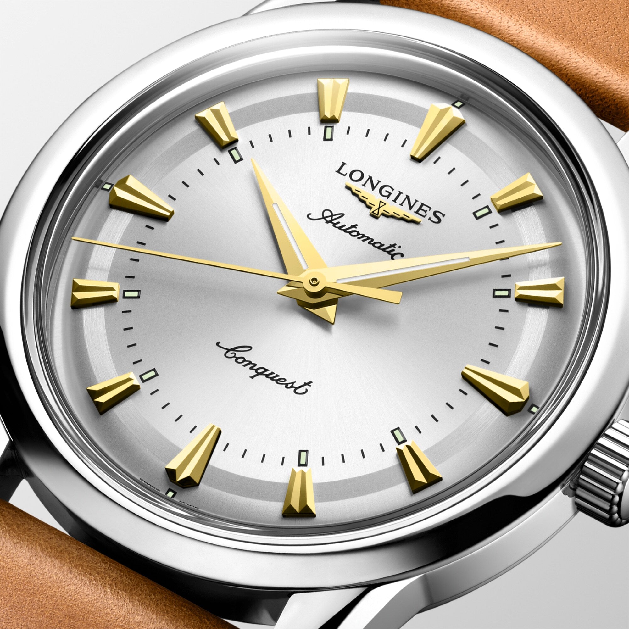 Longines Conquest Heritage 38mm Automatic Ivory Dial