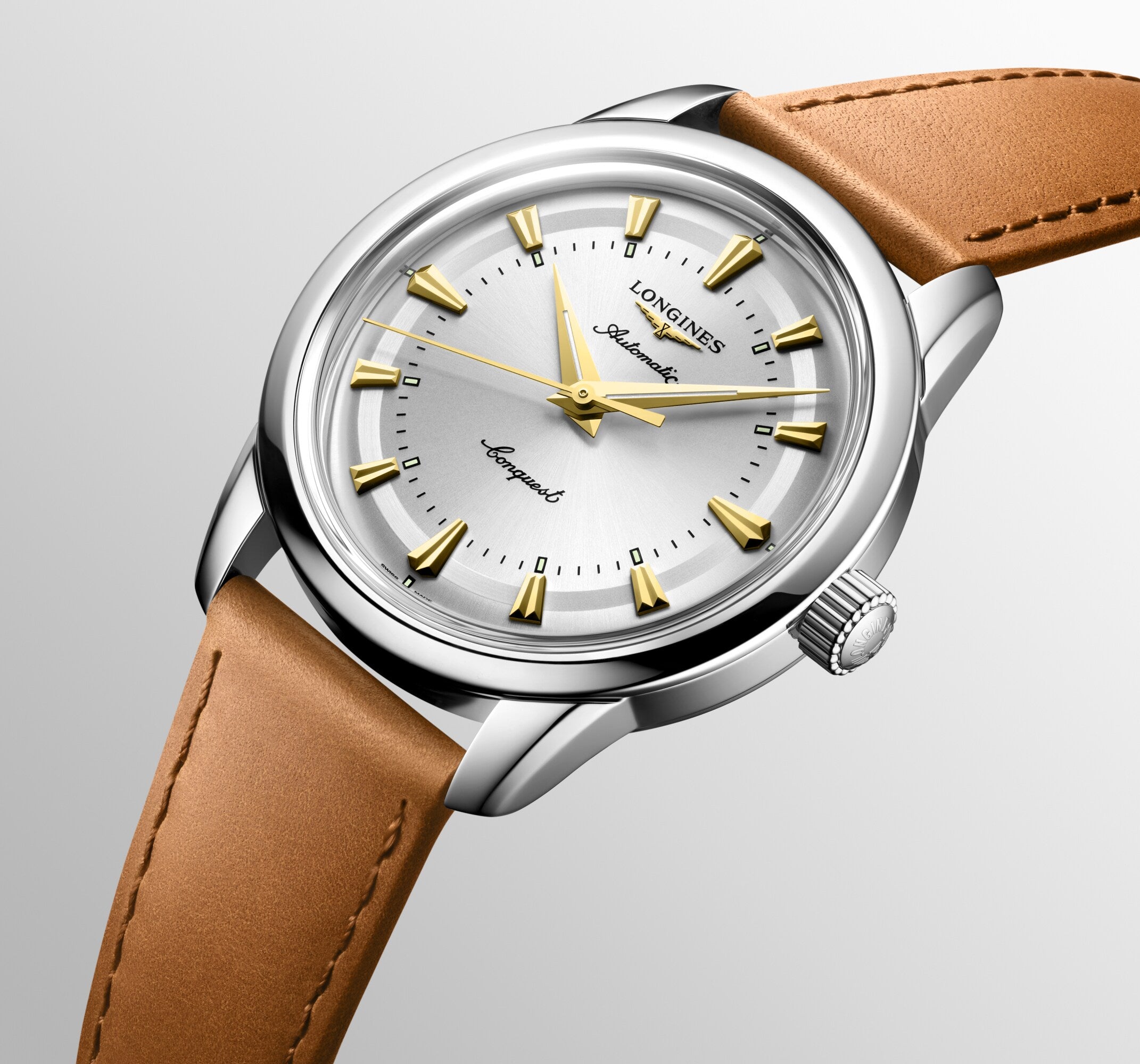 Longines Conquest Heritage 38mm Automatic Ivory Dial