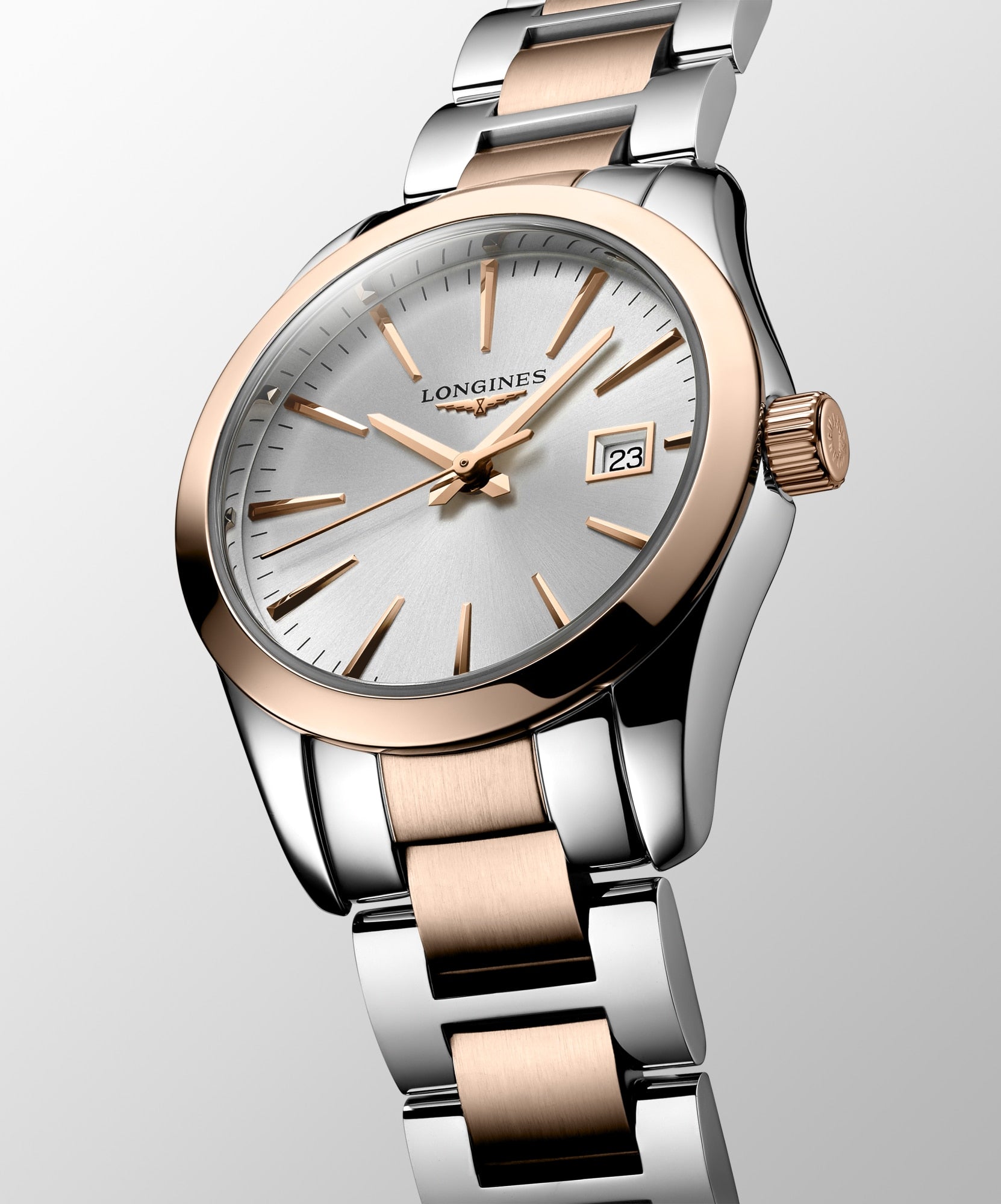 Longines Conquest Classic Ladies Silver Dial Watch