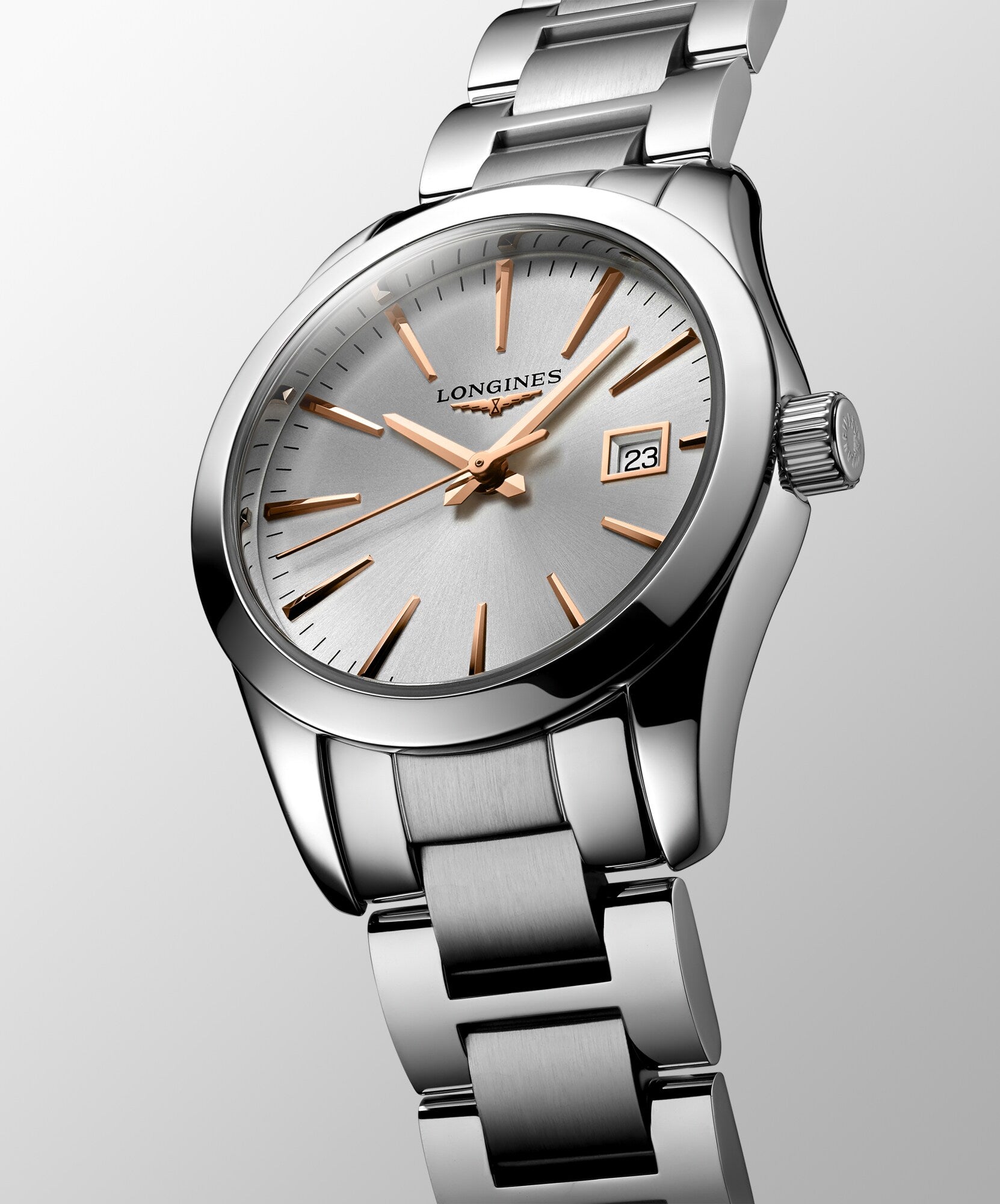 Longines Conquest Classic Ladies 29.5mm Silver Dial