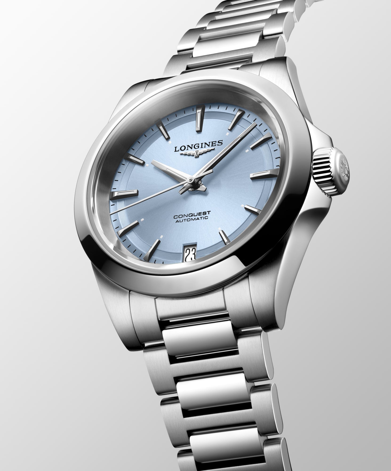 Longines Conquest 34mm Sunray Blue Automatic Watch