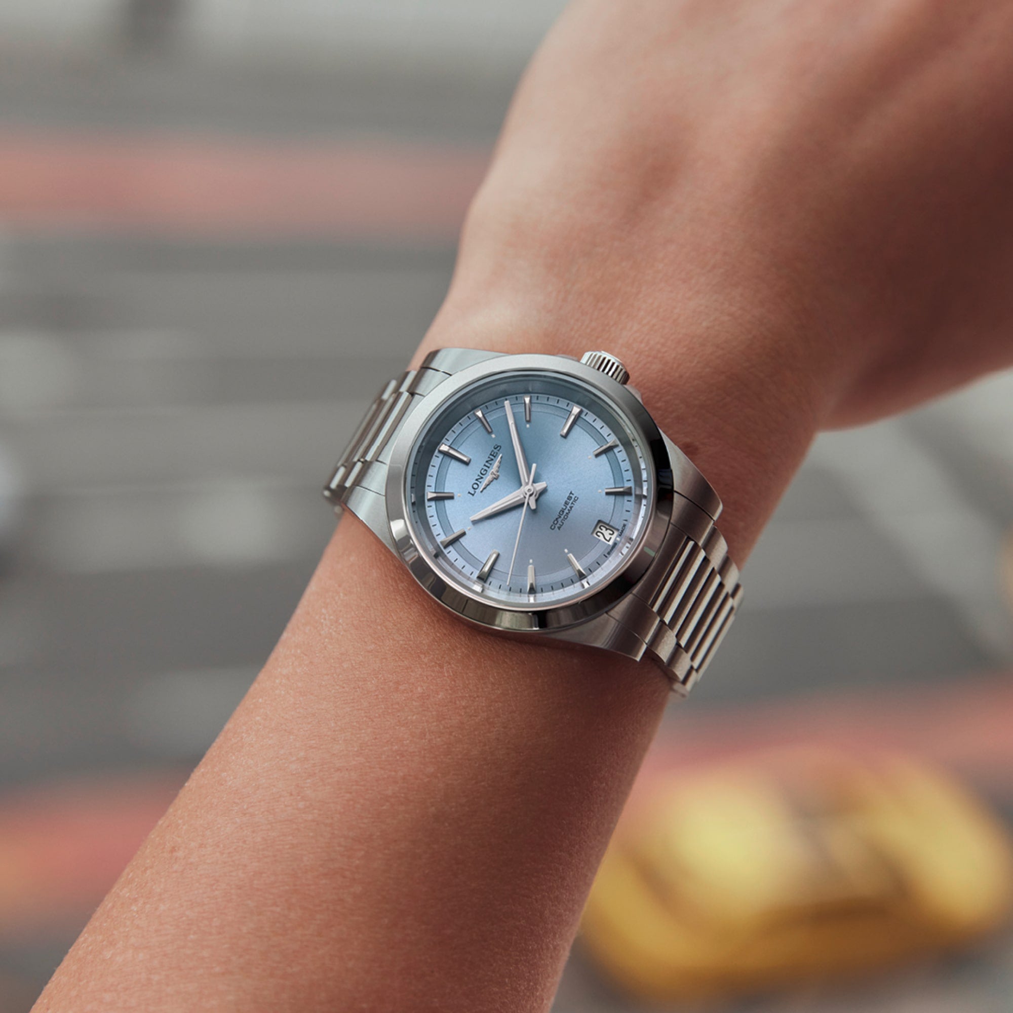 Longines Conquest 34mm Sunray Blue Automatic Watch