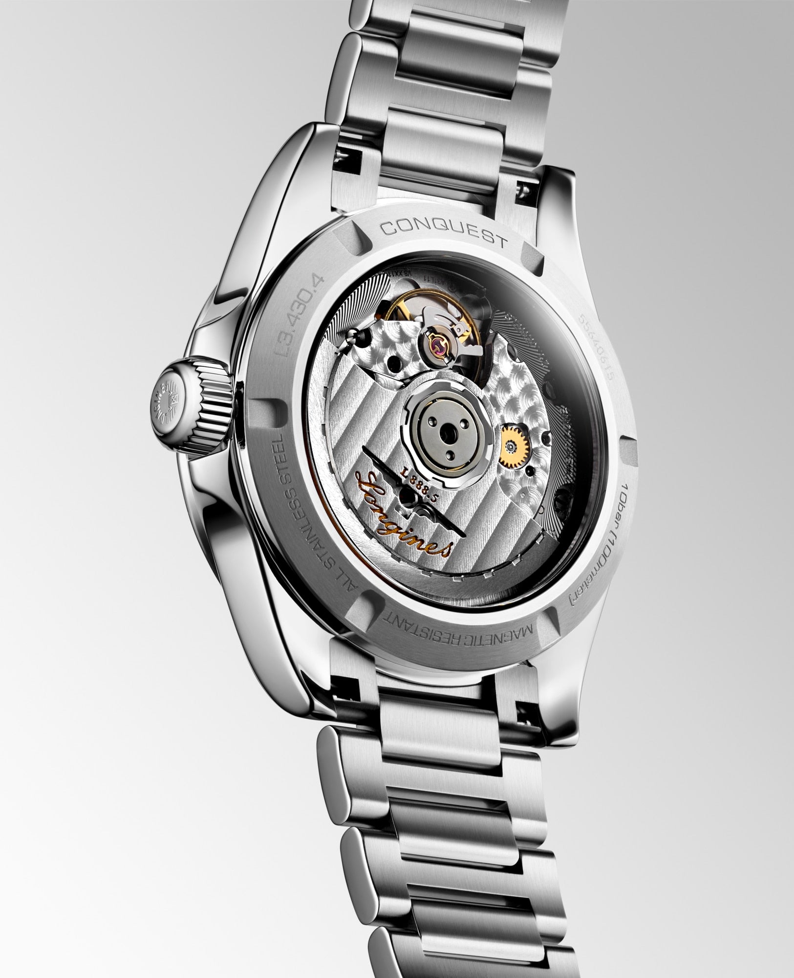 Longines Conquest Ladies Automatic Blue Dial 34mm