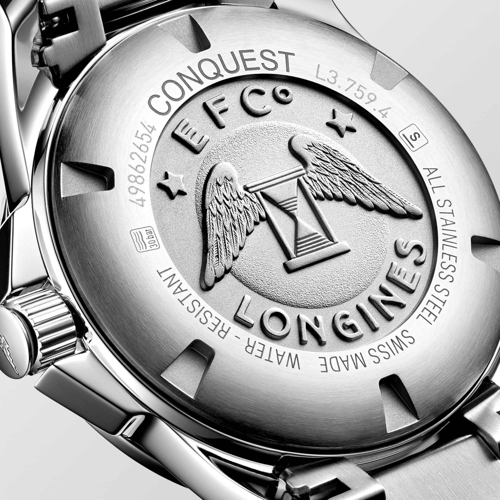 Longines Conquest 41mm Sunray Blue Quartz Watch